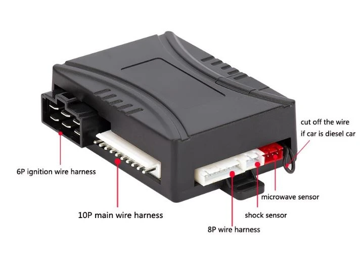 LCD Display 2 Way Car Alarm System
