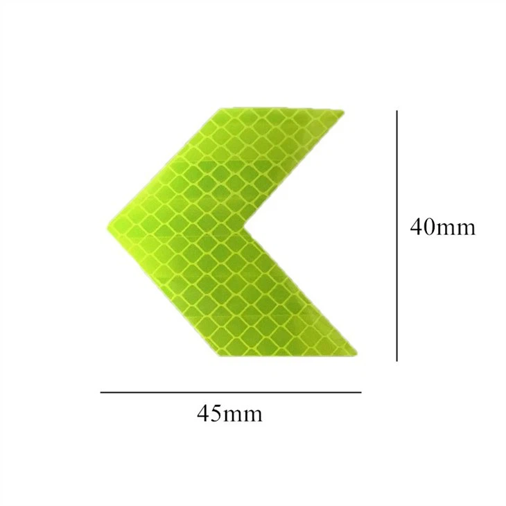 Reflective stickers for safe cycling