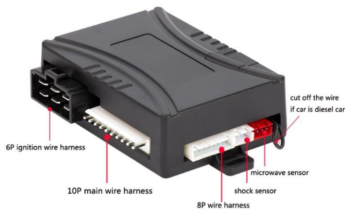 CAR ALARM REMOTE STARTER SECURITY SYSTEM